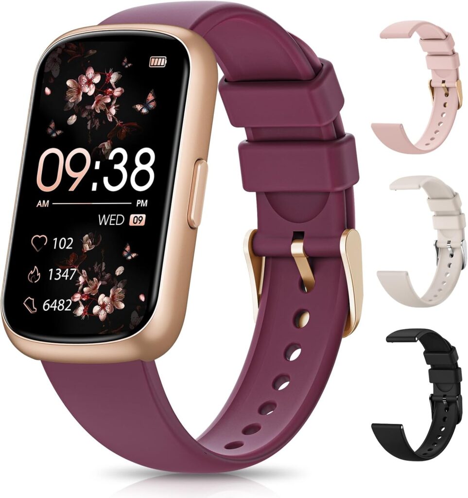 Fitness Tracker, Fitness Tracker Watches for Women with Heart Rate/Blood Oxygen/Sleep Monitor, 20+ Sports Modes Smart Watches for Women/Men, Activity  Step Tracker Smart Watch for Android/iOS Phones