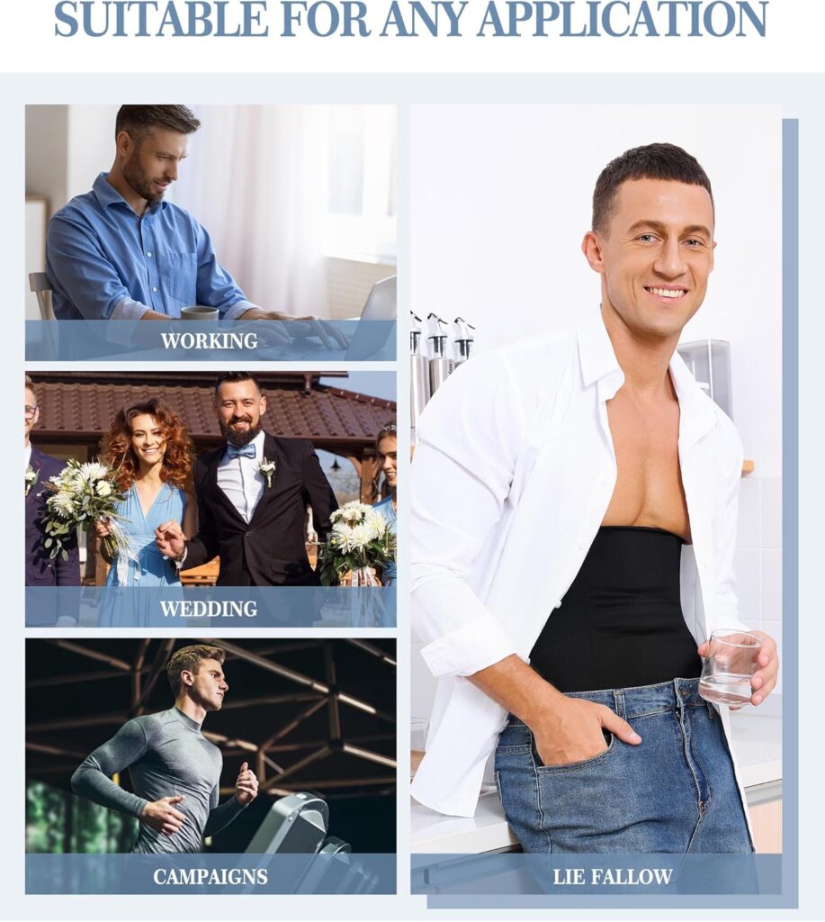 TAILONG Waist Trainer for Men Shapewear Tummy Control Body Shaper Corset Slimming Girdle Fajas para Hombres