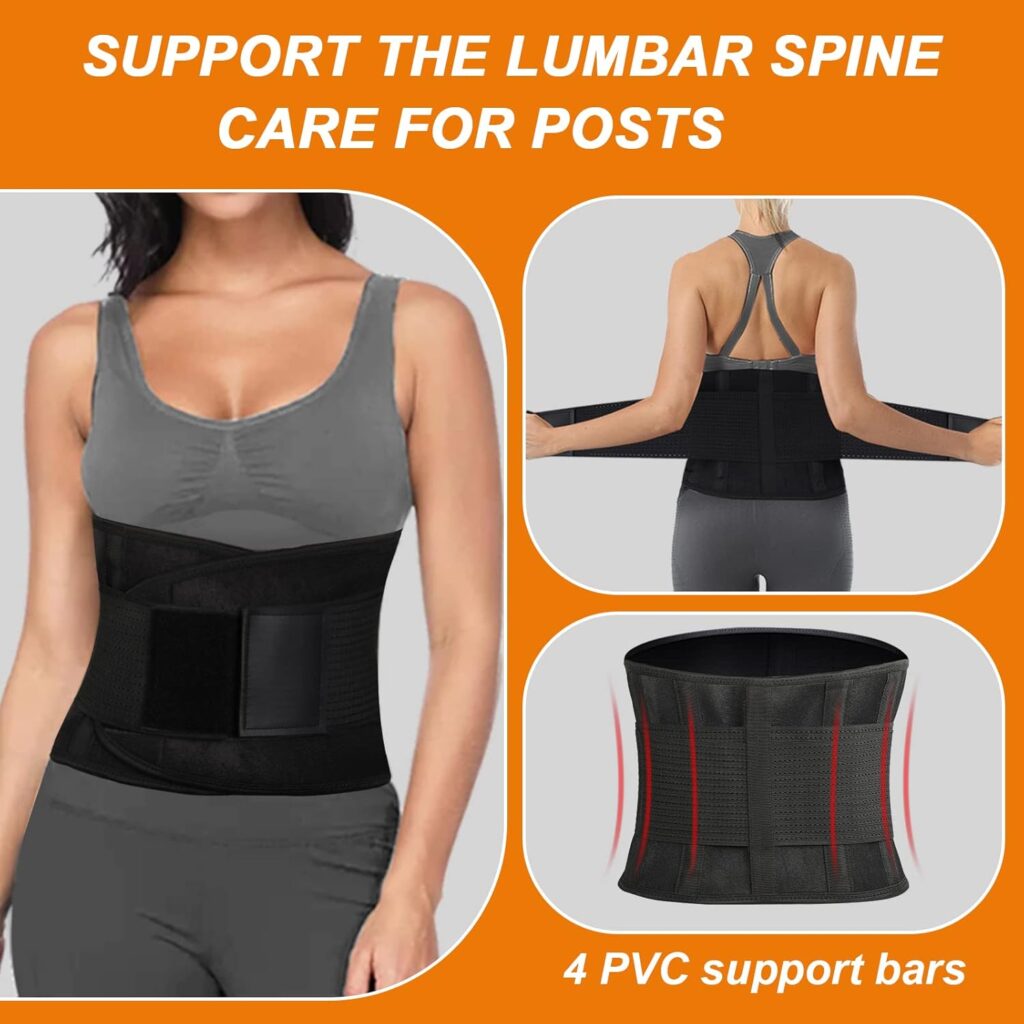 Waist Trainer Belt for Women Men Weight Loss Trimmer Belt Back Support Sport Sweat Workout