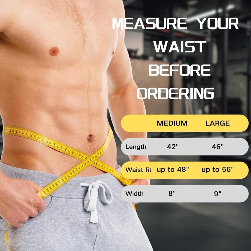 Waist Trimmer Belt for Men Women Waist Trainer Sweat Band for Stomach Weight Loss Workouts